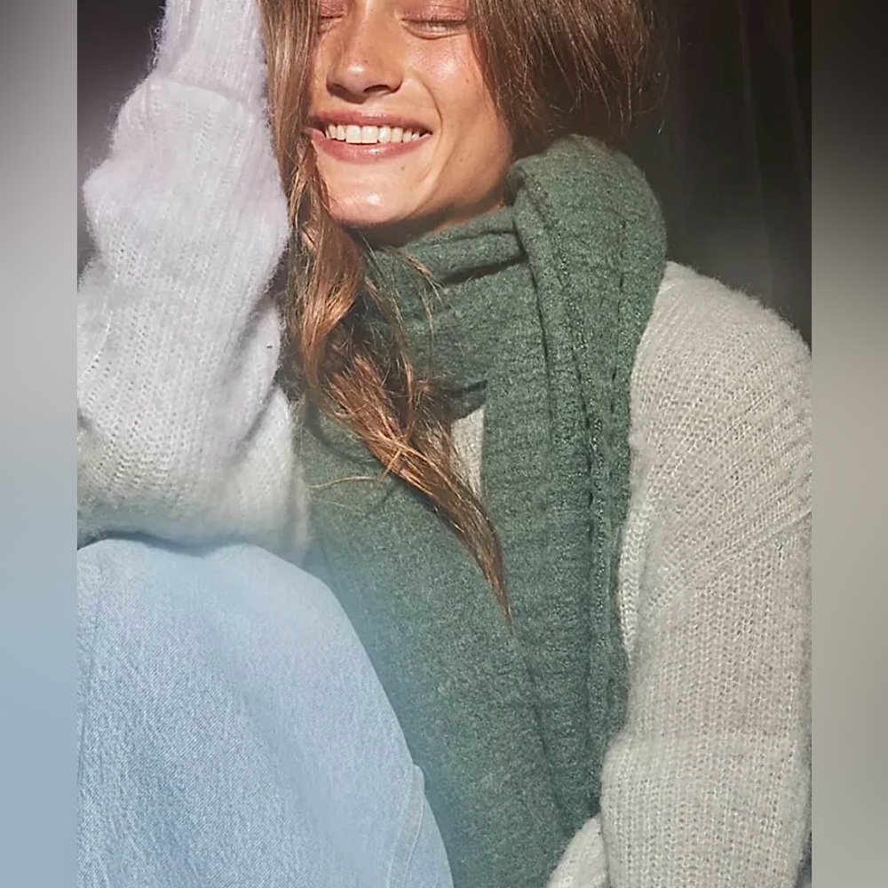 Free People Ripple Recycled Blend Blanket Scarf